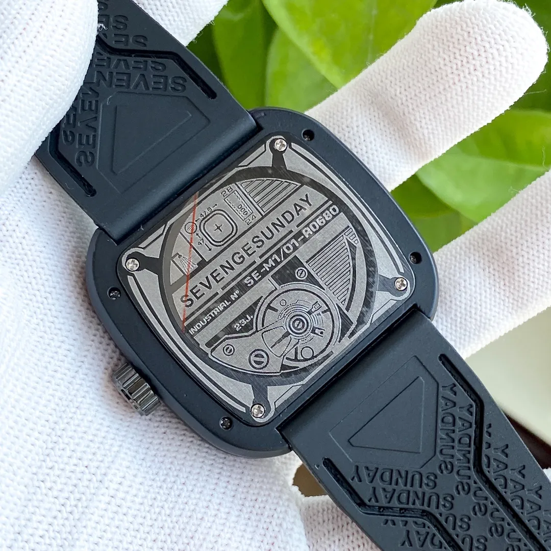 【High-end replica】💰4 types! Quartz watch 💰840; mechanical watch 💰1100! Brand: SEVEN FRIDAY🏅🏅 Type: Men's watch 🎉🎉 Case: Top version 316 stainless steel L Strap: Imported calfskin strap, Movement: Fully automatic imported mechanical movement/Imported quartz movement ⚙️ Mirror: Mineral scratch-resistant mirror glass Size: 47mm in diameter, 14mm thick 🍷Exquisite inheritance of real effects, quality assurance! ‼ ️The elegant style instantly enhances the charm of men and is a symbol of taste and noble life!